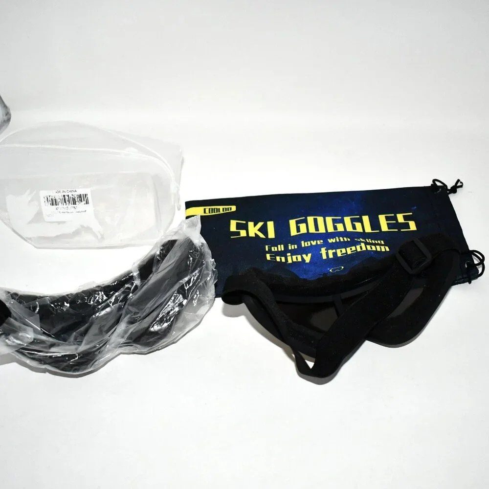 COOLOO Ski Goggles 2 Pack Snowboard Snow Goggles, UV Protection, Anti-Fog, NWT B